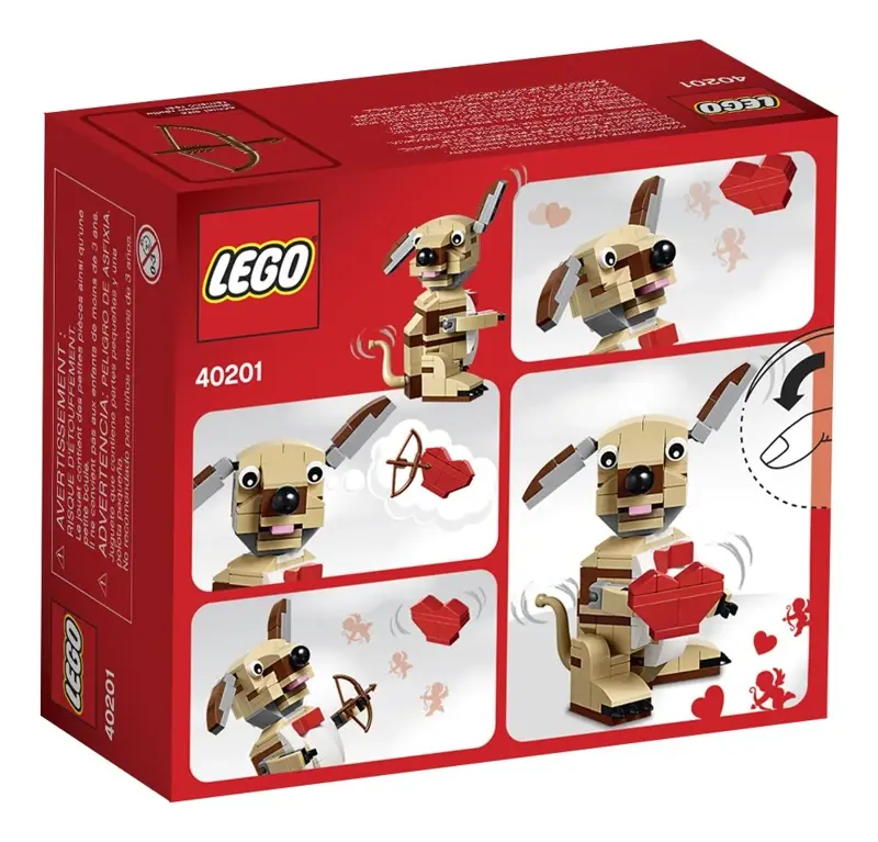 Perro Cupido De San Valentín 40201, Set Lego | Megatone