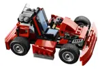 Lego Creator Coche Rojo 5867 Set De Construcción Divertido