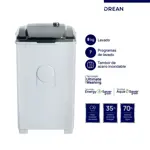 Lavarropas Drean LTDR87SB0 Semiautomático 8 Kg Blanco