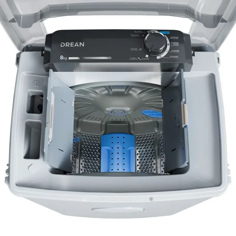 Lavarropas Drean LTDR87SB0 Semiautomático 8 Kg Blanco