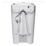 Lavarropas Semiautomático QBICO 10 kg 9 Programas Sistema de lavado oriental Blanco Codini - 8054