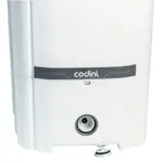 Lavarropas Semiautomático QBICO 10 kg 9 Programas Sistema de lavado oriental Blanco Codini - 8054