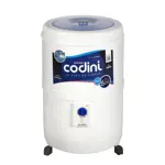 Lavarropas Semiautomático Silent 10 kg 6 Funciones Ruedas Blanco Codini - 4051