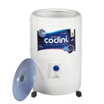 Lavarropas Semiautomático Silent 10 kg 6 Funciones Ruedas Blanco Codini - 4051