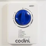 Lavarropas Semiautomático Silent 10 kg 6 Funciones Ruedas Blanco Codini - 4051