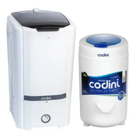 Combo Lavarropas Semiautomático Qbi...