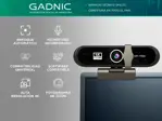 Cámara Web 2K Gadnic con Micrófono