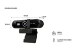 Cámara Web 2K Gadnic con Micrófono