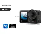 Cámara DJI Osmo Action 4 Adventure Combo 4K Dual Screen
