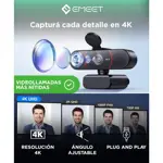 Cámara Web Emeet C960 4k Enfoque Automático 1080p 