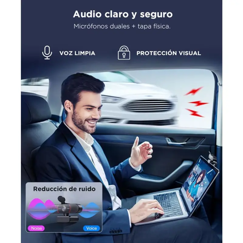 Cámara Web Emeet C960 4k Enfoque Automático 1080p