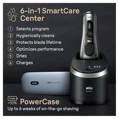 Braun Maquinilla De Afeitar Eléctrica Series 9 Pro+ 9577cc Plateado