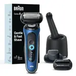 Afeitadora Eléctrica Braun Hombre Recargable Precision Azul
