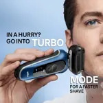 Afeitadora Eléctrica Braun Hombre Recargable Precision Azul
