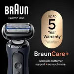 Afeitadora Eléctrica Braun Hombre Recargable Precision Azul