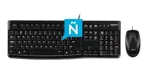 Kit Teclado Y Mouse Logitech Mk120 Usb Combo Multimedia Slim