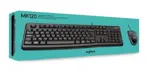 Kit Teclado Y Mouse Logitech Mk120 Usb Combo Multimedia Slim