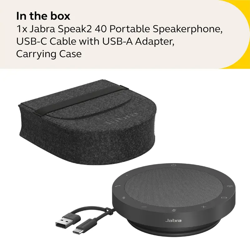 Altavoz Portatil Jabra Speak2 40 con 4 Microfonos