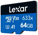 Memoria Lexar MicroSD 64 (Sin adaptador)