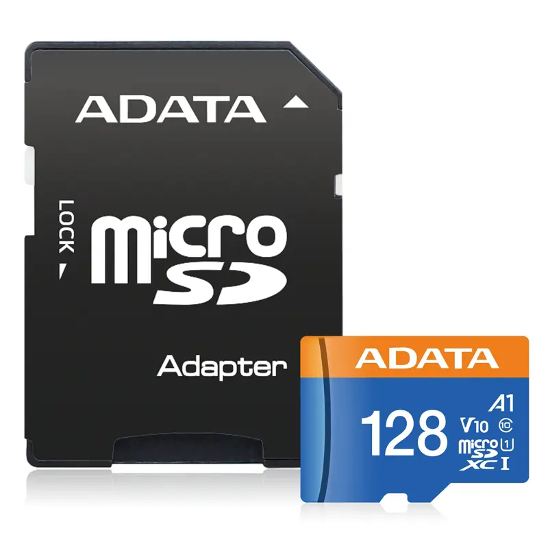 Tarjeta De Memoria MicroSD ADATA 128GB UHS I Clase 10 AUSDX128GUICL10A1 RA1