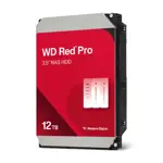 Disco duro Western Digital NAS Red Pro 12TB 3.5” SATA 7200RPM CMR 512MB WD122KFBX