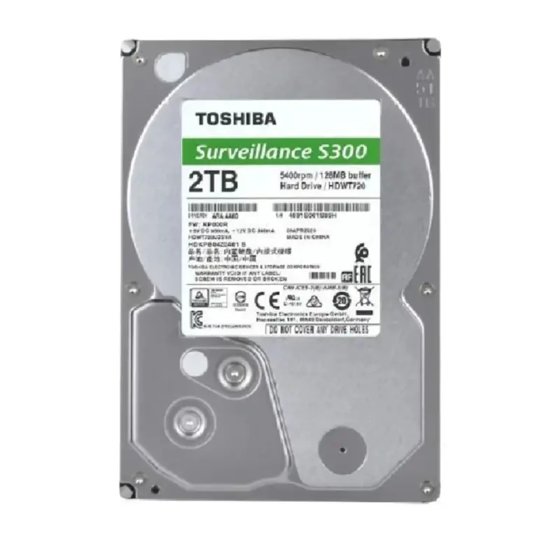 Disco Rigido Interno Toshiba Surveillance 2tb 3.5 Sata III HDWT720UZSVA