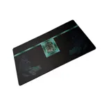 Mouse Pad Gamer Xxl Sublimado C/ Borde Negro 900 X 400 X 3mm - LEON VERDE 