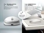 Mouse Inalámbrico Satechi M1 Bluetooth Recargable (Plateado)