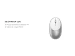 Mouse Inalámbrico Satechi M1 Bluetooth Recargable (Plateado)
