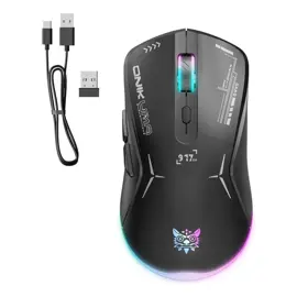 Mouse Gamer Negro Cw917 Luces Rgb