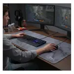 Mouse Pad Gamer Tecno4u 90x40cm Xxl Marmol Antideslizante Gris Mármol