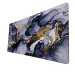 Mouse Pad Gamer Marmol Xxl Tecno4u 90x40 Cm Azul Dorado Mármol