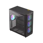 Gabinete Gamemax F46 BK 4xFan ARGB ATX