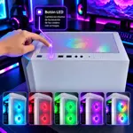 Gabinete Level Up Gamer Hercules Atx Vidrio Templado X4 Fan