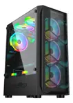 Gabinete Level Up Gamer Andromeda Atx Vidrio Templado X3 Fan