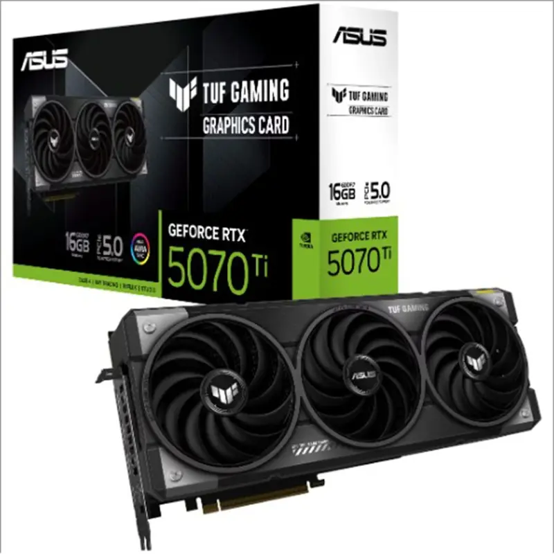 Placa de Video Asus 16GB RTX5070 Ti Tuf Gaming GDDR