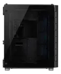 Gabinete Corsair Crystal 460x Rgb Atx Con Ventanas De Vidrio Negro