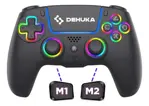 Mando Inalámbrico Dehuka Compatible Con Playstation 5 Sensores Hall En Gatillos L2 Y R2 Negro