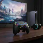 Mando Inalámbrico Dehuka Compatible Con Playstation 5 Sensores Hall En Gatillos L2 Y R2 Negro