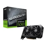 Placa De Video MSI Nvidia Geforce RTX 5060 Shadow 2x OC 8gb GDDR7 912-V537-038