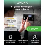 Kit Alarma Domiciliaria Gadnic Inalámbrica GSM Con Pantalla LED