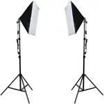 Kit par de Tripodes Gadnic + Softbox Iluminacion + Bolso Kit Profesional Fotografia