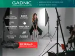 Kit par de Tripodes Gadnic + Softbox Iluminacion + Bolso Kit Profesional Fotografia