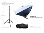 Kit par de Tripodes Gadnic + Softbox Iluminacion + Bolso Kit Profesional Fotografia