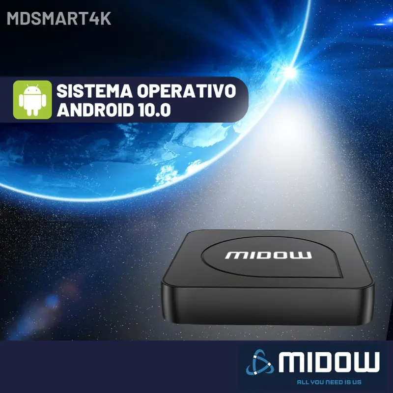 Midow Tv Box Smart 4k Android Midow | Megatone