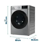 Lavarropas Inverter CF 11Kg PHLF112GN 1400Rpm Gris PHILCO 