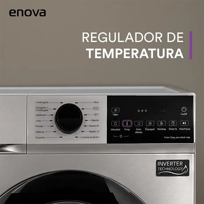 LAVARROPAS AUTOMATICO CF LE08F12_GR 8KG 1200RPM GR E/A ENOVA