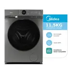 Lavarropas Inverter CF 11.5Kg Mf200w115wb/t-a1 1400RPM Plata MIDEA 