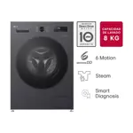 LAVARROPAS AUTOMATICO WM80MVFS6 8K 1200RPM INV NG. LG