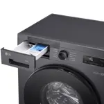 Lavarropas Automatico Inverter CF 6,5Kg 1200Rpm WM65MVFS6 Negro LG 